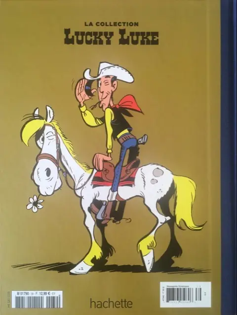 Verso de l'album Lucky Luke La collection Tome 39 Sarah Bernhardt
