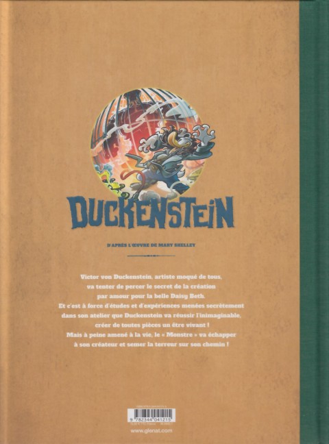 Verso de l'album Duckenstein