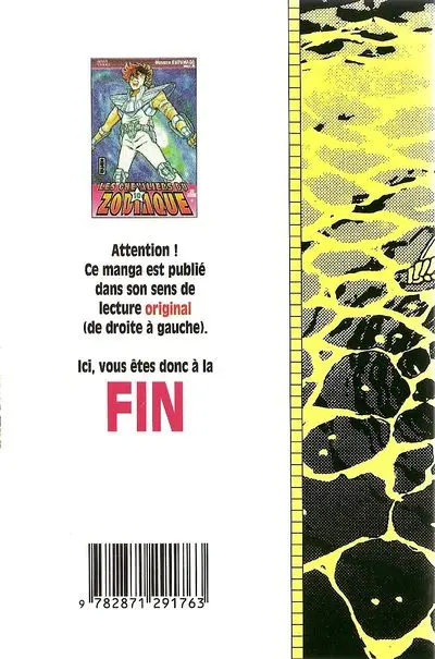 Verso de l'album Saint Seiya - Les Chevaliers du Zodiaque 10 Shaka, un être proche de Dieu