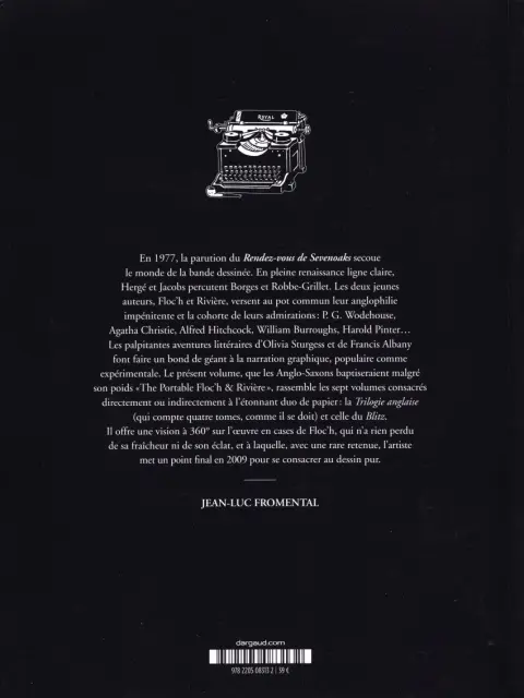 Verso de l'album Une amitié singulière
