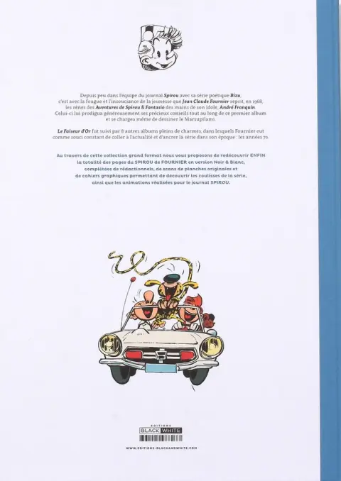 Verso de l'album Spirou et Fantasio Tome 20 Le faiseur d'or