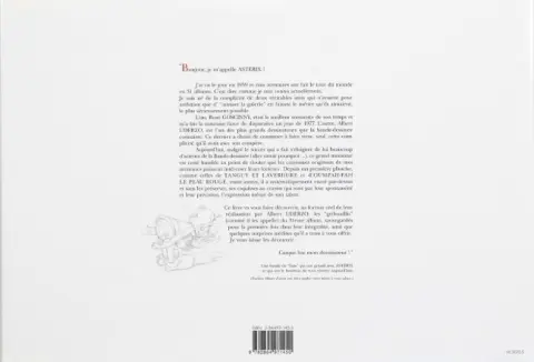 Verso de l'album Astérix Tome 31 Astérix et Latraviata