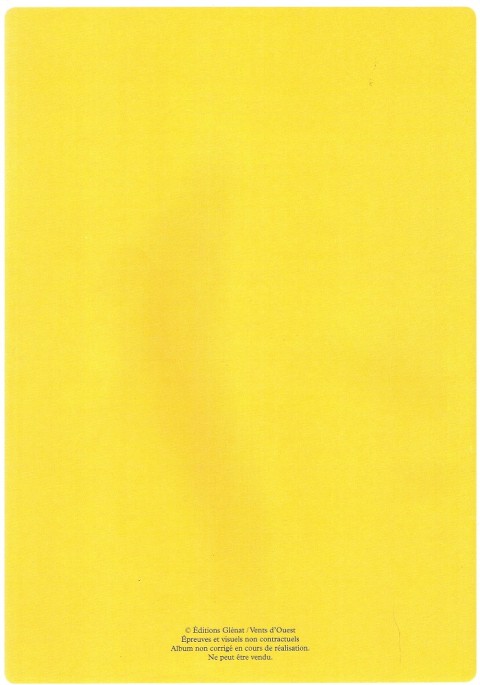 Verso de l'album Yellow Cab