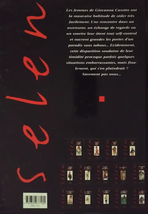 Verso de l'album Selen présente... Tome 13 Mauvaises habitudes