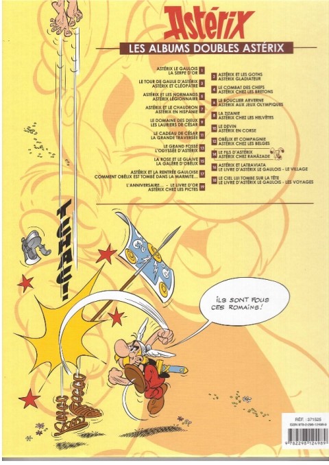 Verso de l'album Astérix 14 Le fils d'Asterix / Asterix chez Rahazade
