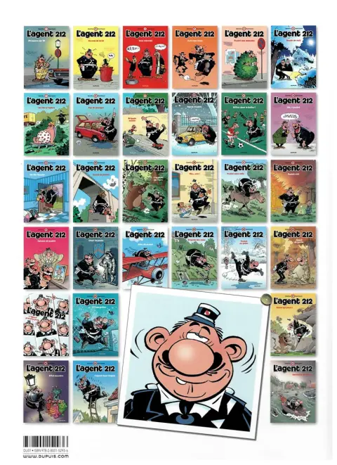 Verso de l'album L'Agent 212 Tome 21 Ailes de poulet