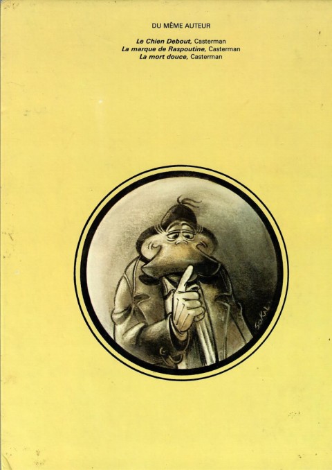 Verso de l'album Canardo Tome 0 Canardo - premières enquêtes