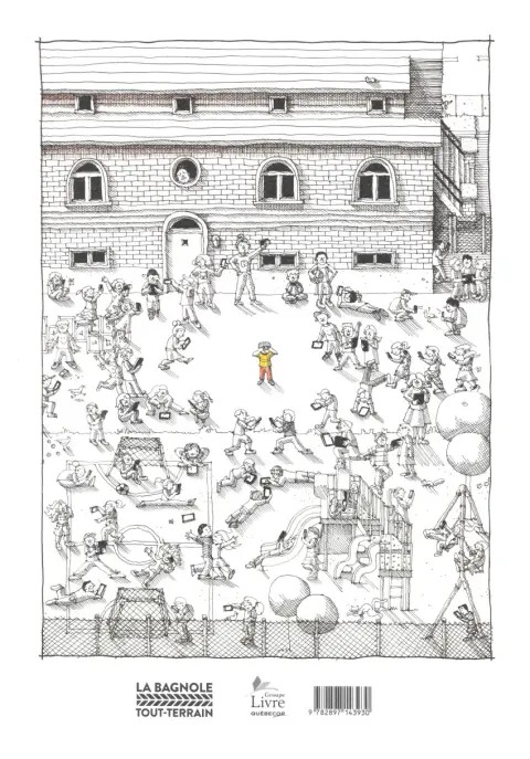 Verso de l'album L'enfant allergique aux écrans