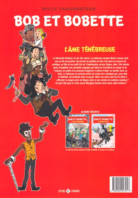Verso de l'album Bob et Bobette Tome 385 L'âme ténébreuse