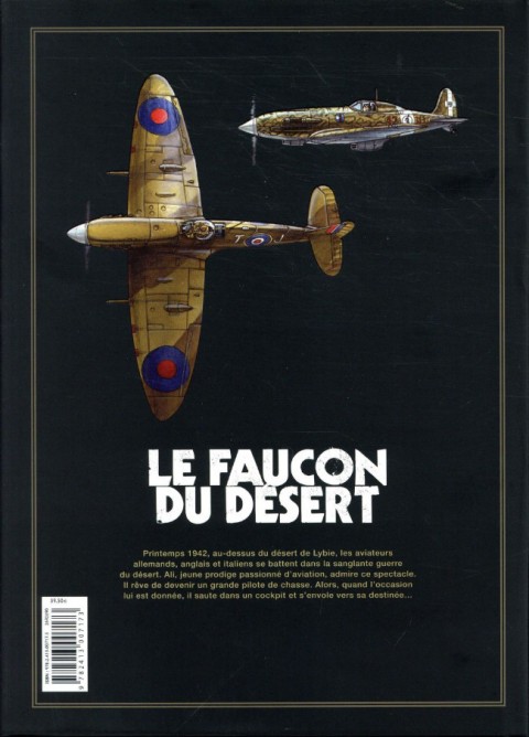 Verso de l'album Le Faucon du désert Édition Intégrale