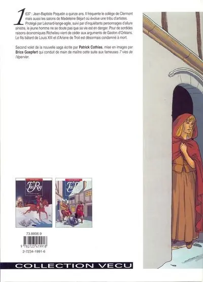 Verso de l'album Le Fou du Roy Tome 2 L'école des bouffons