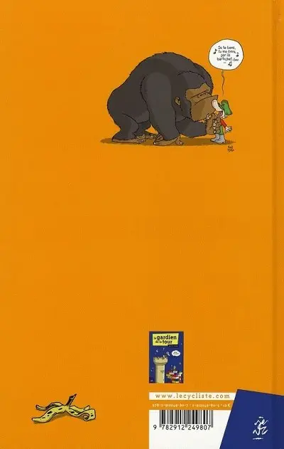 Verso de l'album Le gardien du zoo