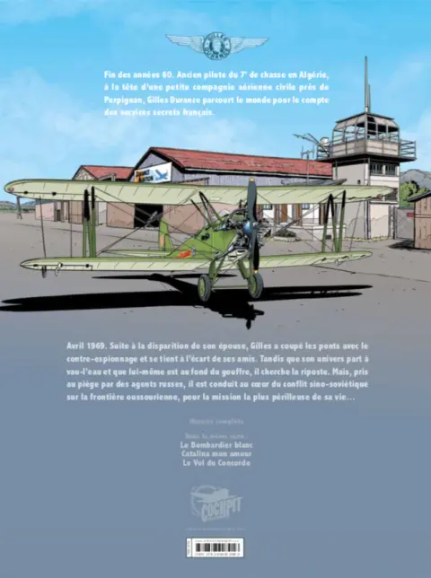Verso de l'album Gilles Durance Tome 4 Ailes de sang