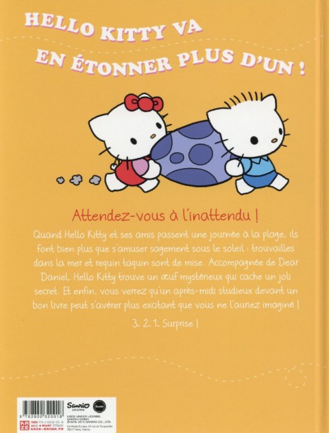 Verso de l'album Hello Kitty Tome 3 Surprise !