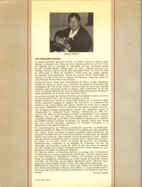 Verso de l'album Jésuite Joe