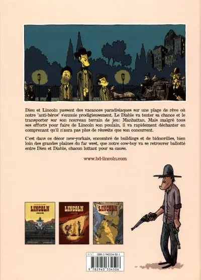 Verso de l'album Lincoln Tome 3 Playground