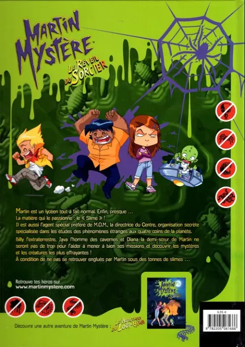 Verso de l'album Martin Mystère Tome 2 Le réveil du sorcier