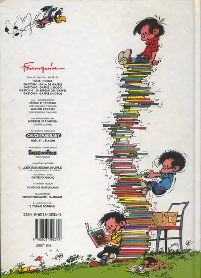 Verso de l'album Modeste et Pompon Tome 4 Tais-toi, Modeste !