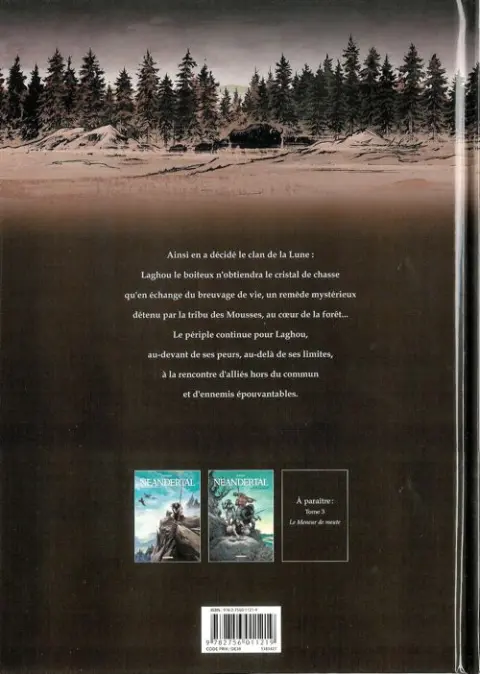 Verso de l'album Neandertal Tome 2 Le Breuvage de vie