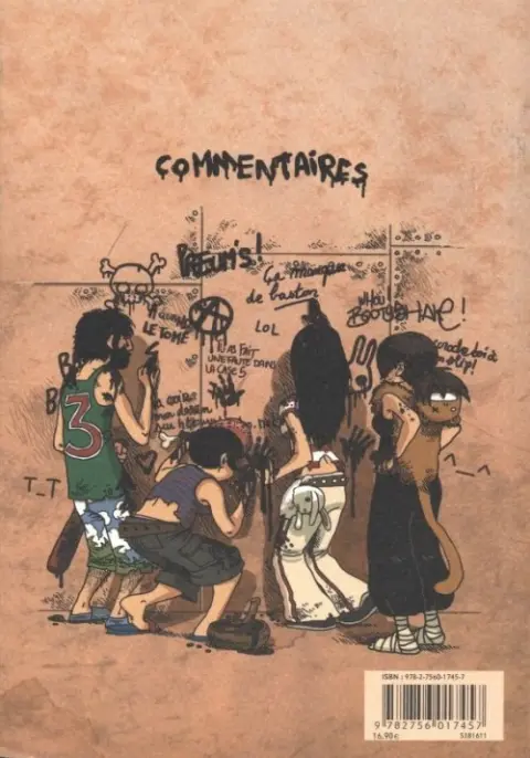 Verso de l'album Notes Tome 3 La viande c'est la force