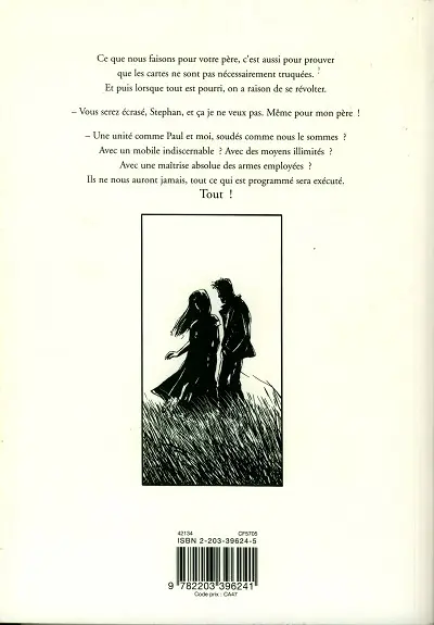Verso de l'album La Nuit des chats bottés