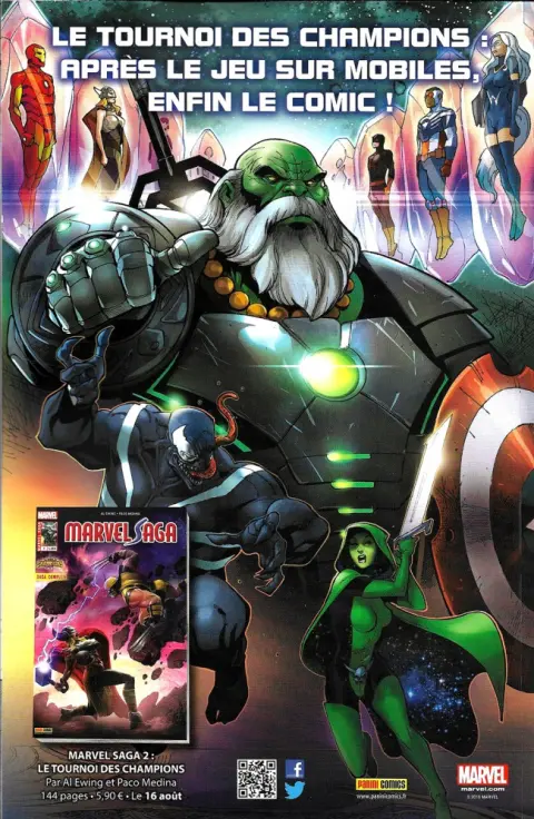 Verso de l'album All-New Inhumans Tome 3 Intervention globale