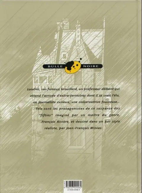 Verso de l'album Outsiders Tome 1 Le couronnement du Professeur Clegg