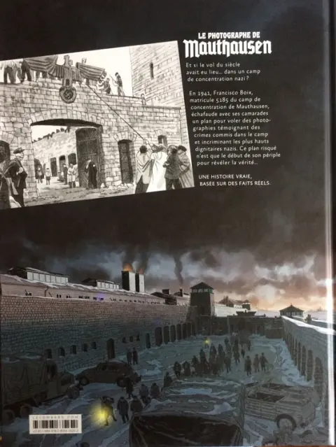 Verso de l'album Le Photographe de Mauthausen