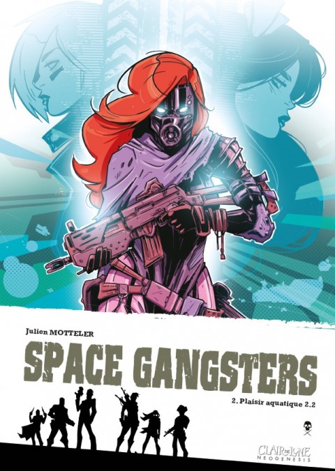 Couverture de l'album Space Gangsters Tome 2 Plaisir aquatique 2.2