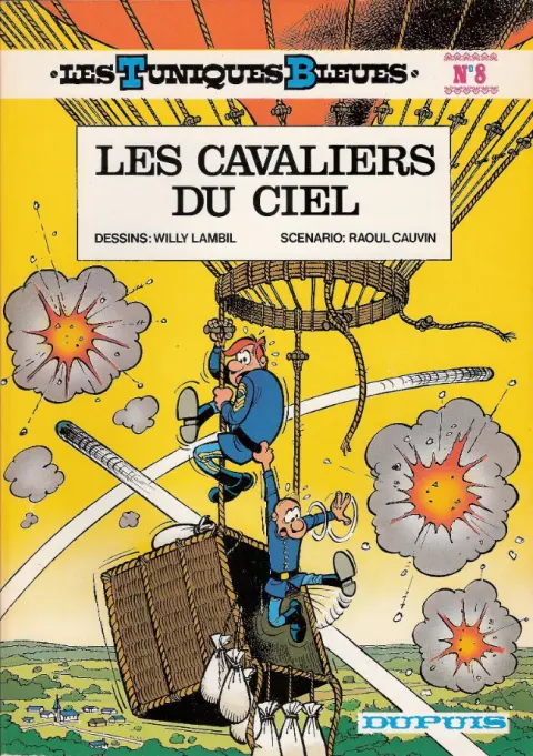 Couverture de l'album Les Tuniques Bleues Tome 8 Les cavaliers du ciel