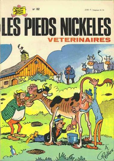Couverture de l'album Les Pieds Nickelés Tome 82 Les Pieds Nickelés vétérinaires