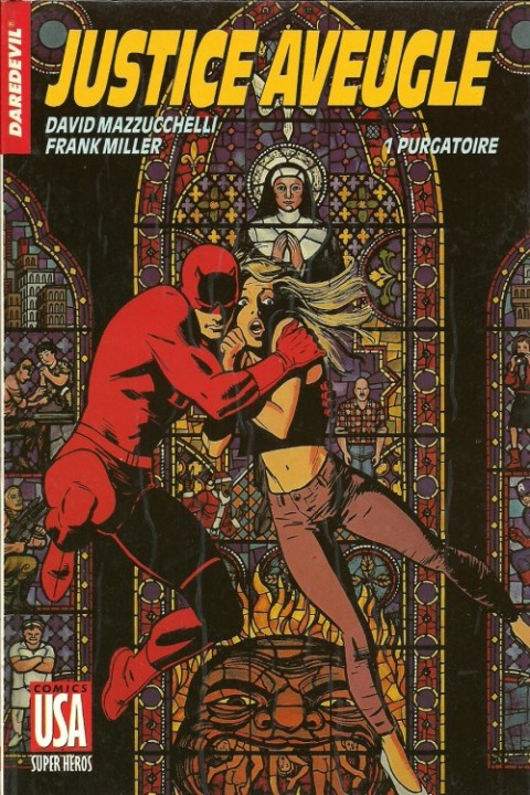 Couverture de l'album Super Héros Tome 25 Daredevil : Justice aveugle 1/4 - Purgatoire