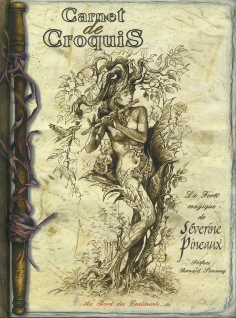 Carnet de croquis, la forêt magique