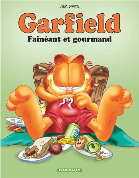 Couverture de l'album Garfield Tome 12 Fainéant et gourmand