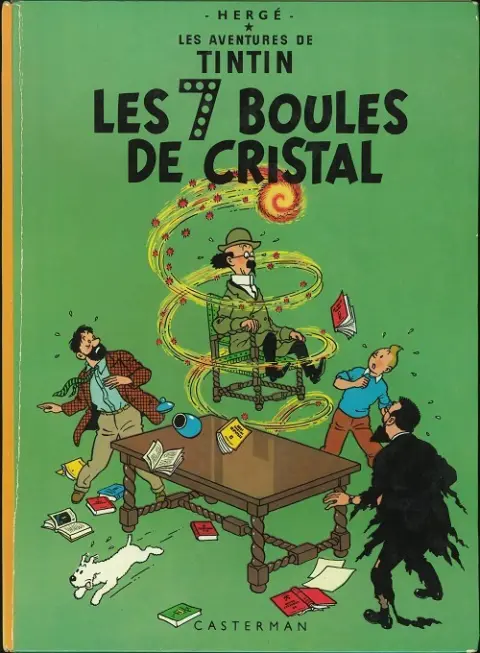 Couverture de l'album Tintin Tome 13 Les 7 boules de cristal