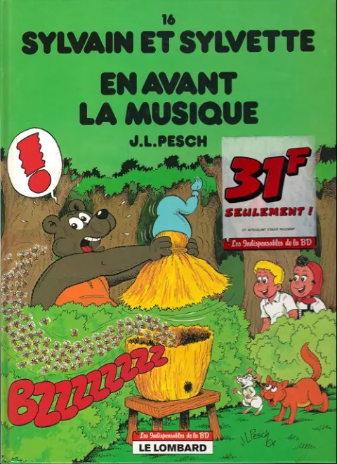 Couverture de l'album Sylvain et Sylvette Tome 16 En avant la musique