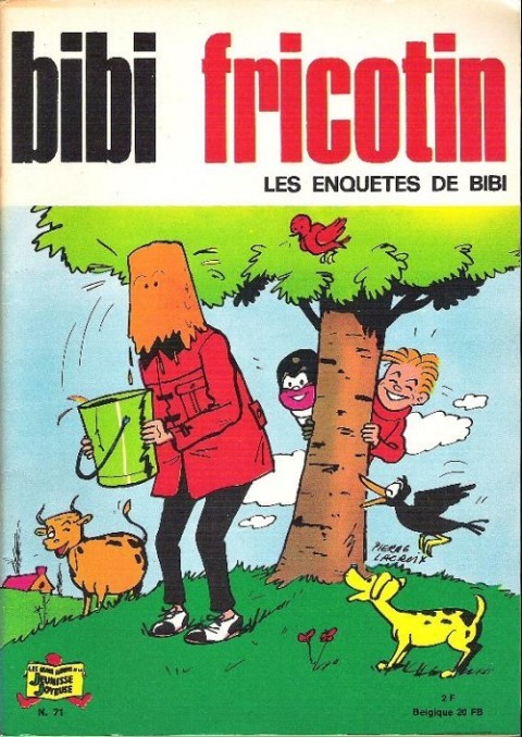Couverture de l'album Bibi Fricotin 2e Série - Societé Parisienne d'Edition Tome 71 Les enquêtes de Bibi Fricotin