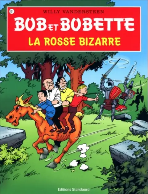 Couverture de l'album Bob et Bobette Tome 151 La rosse bizarre
