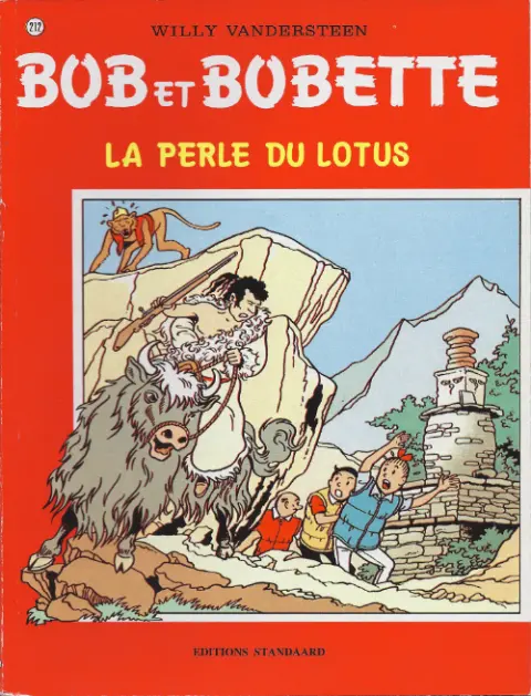 Couverture de l'album Bob et Bobette Tome 212 La perle du lotus