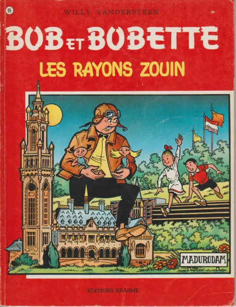 Couverture de l'album Bob et Bobette Tome 99 les rayons zouin