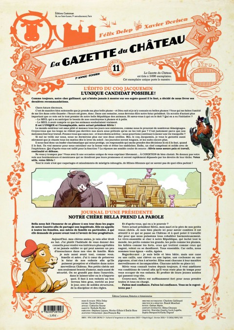 Couverture de l'album La Gazette du Château N° 11