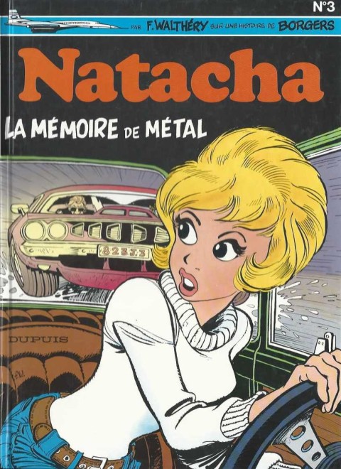 Couverture de l'album Natacha Tome 3 La mémoire de métal