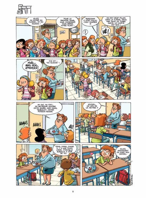 Planche de l'album Seule à la récré