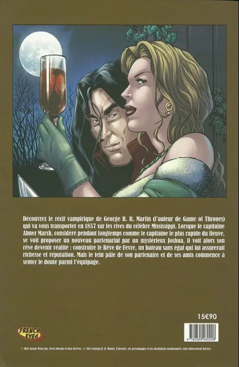 Verso de l'album River Dream Tome 1