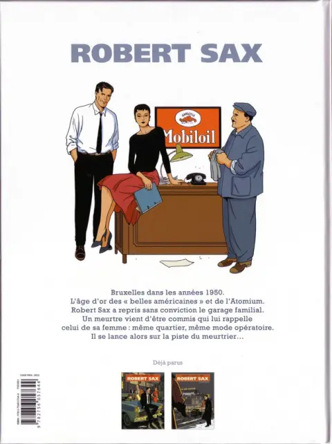Verso de l'album Robert Sax Tome 2 Paradis perdus