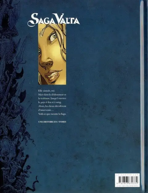 Verso de l'album Saga Valta Tome 1