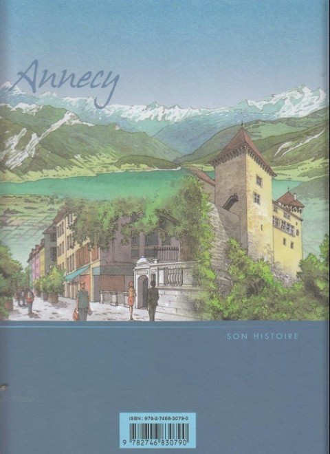 Verso de l'album Annecy Son Histoire
