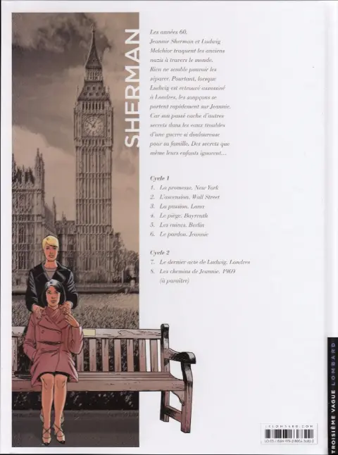 Verso de l'album Sherman Tome 7 Le dernier acte de Ludwig. Londres