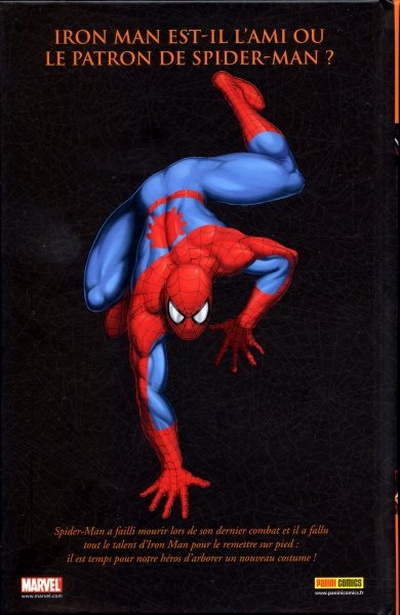 Verso de l'album Spider-Man Tome 8 L'alliance avec Ironman