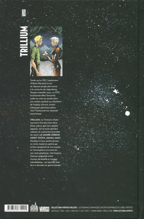 Verso de l'album Trillium